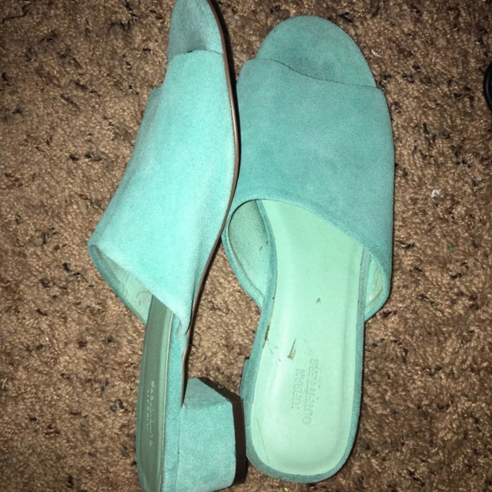 Teal mules